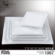 Online shopping high quality hotel /restaurant dinnerware fruit china plate white porcelain plate